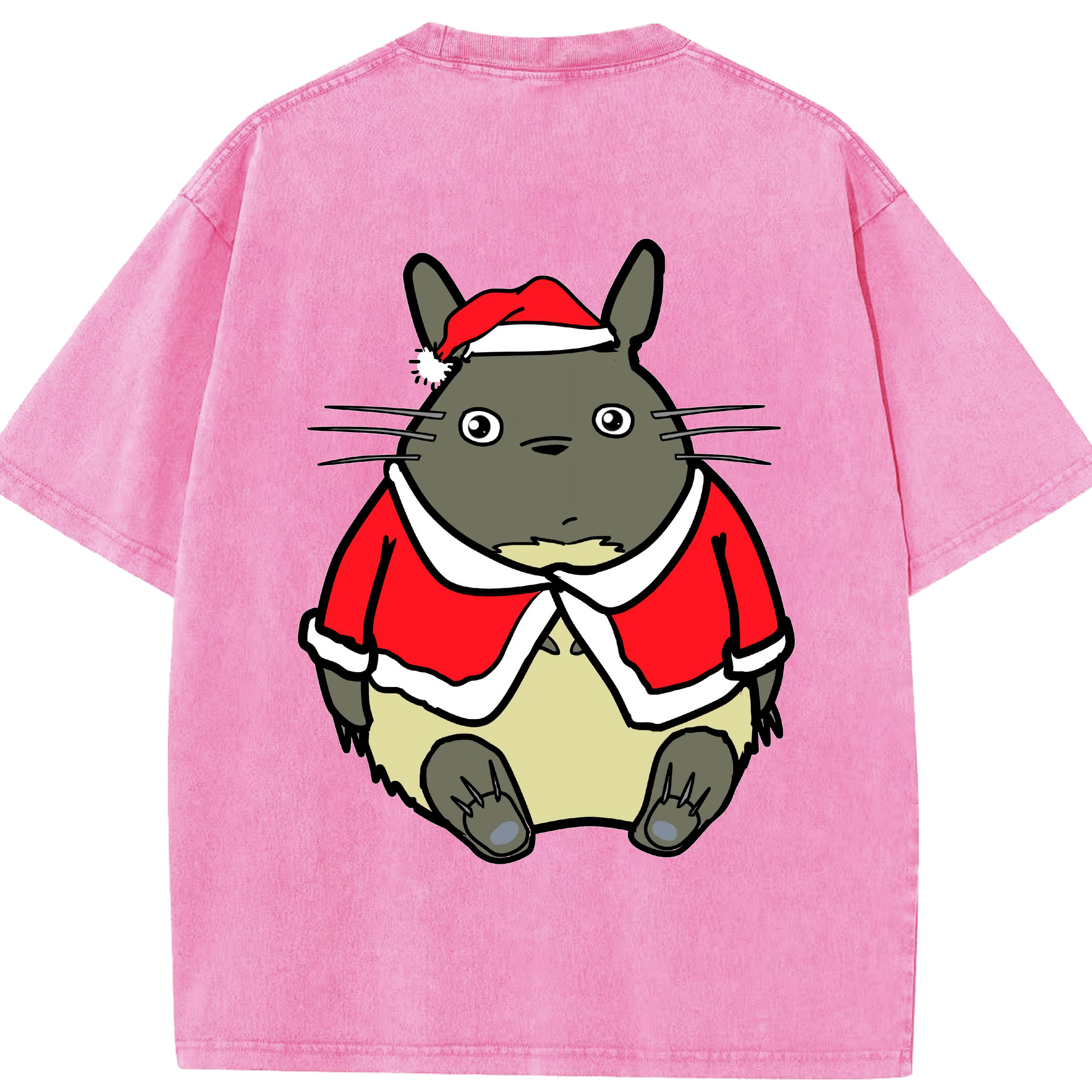 （画像用） となりのトトロ 草壁メイ 草壁サツキ My Neighbor Totoro Satsuki Kusakabe Mei Kusakabe 綿100% ヴィンテージ風 半袖Tシャツ（背面プリント）
